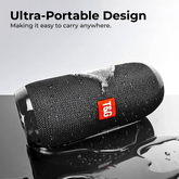 Portable Wireless Bluetooth Speaker with Deep Bass